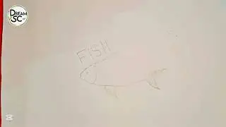 How to draw easy Fish || easy drawing Fish 🐟  || DREAM SC ART.