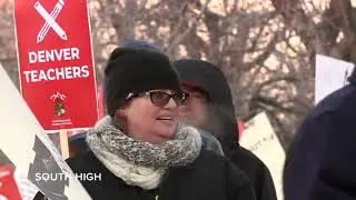 Sights and sounds from day 1 of the Denver teacher strike
