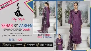 Sehar Lawn By Marjjan 10B | Pakistani Branded Dress | #ShyStyle | Summer Collection | #shoppingvlog