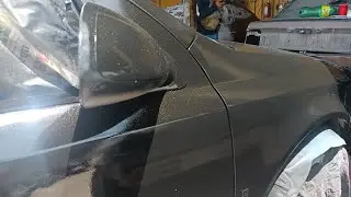 Nuevo color para el G5 #parati #tuning #viral #car #audio #pintura #goldenblack #black #golden