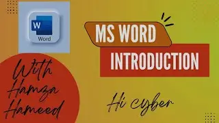 Ms word 2007 full course in urdu||ms word step by step course for everyone on Hi cyber(Hamza Hameed)
