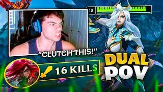 I GOT DANTES ON MY TEAM! | KATARINA GAMEPLAY (Dual POV)