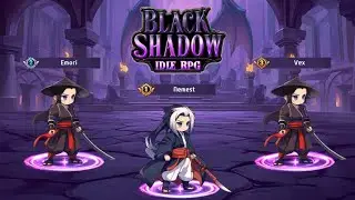 Black Shadow: Idle RPG & Giftcode Gameplay Android IOS - Official Release 
