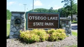 Camping at Otsego Lake State Park near Gaylord, Mi
