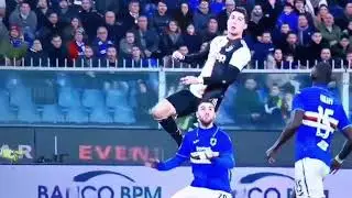 Cristiano ronaldo amazing jumping muazzam bir kafa gol&uuml; juventus cr7 ağır &ccedil;ekim slow motion goal