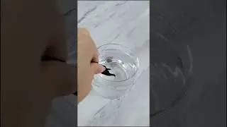 Embroidery Float on Water Fascinating Experiment #scienceexperiment  #waterexperiment