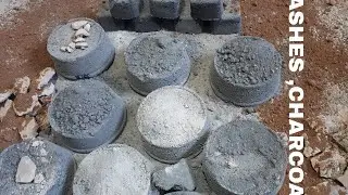 ASMR:Ashes and charcoal crumbling on floor/so dusty texture/sifting and dust play/satisfying video