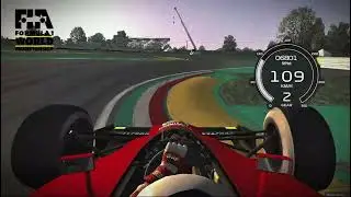 ALAIN PROST POWERS HIS FERRARI 641 AROUND IMOLA | F1 Assetto Corsa