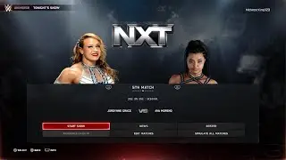 Midwest universe Tuesday night NXT Match Card