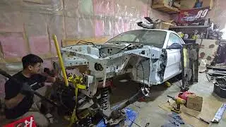 Ford Mustang SN95 Project: Ep 3 Installing Front Crossmember