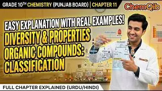 Chapter 11, Class 10th , Lecture #1 Organic CHemistry ( Classification, Diversity and Properties)