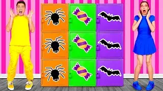Halloween Mystery Box Challenge | Funny Situations and Fails Fun Teen
