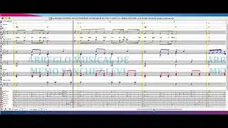 AL MUNDO ENTERO HE DE ENSE&Ntilde;AR UN MENSAJE DE PAZ / ARREGLO MUSICAL DE MEMO SANCHEZ LEVI / PARTITURA