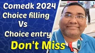 Comedk counselling 2025|Comedk choice filling 2025|Comedk update|Comedk Choice entry|Comedk updates