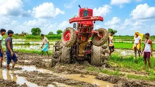 Mahindra tractor stuck in mud and Mahindra tractor stunts | Mahindra tractor | | Mahindra |