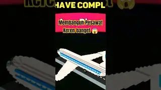 Pesawat yang keren banget di dunia craft world #minecraft #roblox #craftworld #kelektv