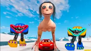 Epic Escape From The Lightning McQueen Demon Eater & Momo Eater _ McQueen Coffin Dance Cover