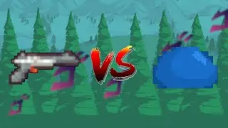 Gray Zapinator VS Blue Slime