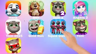 Talking Hank,Talking Ben,My Tom 2,Angela 2,Tom Gold Run,Tom Hero Dash,Roblox,Squid Game
