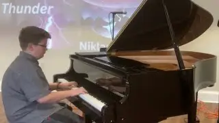 Thunder piano solo - Imagine Dragons - performed by Nikland Petek and John Allnutt