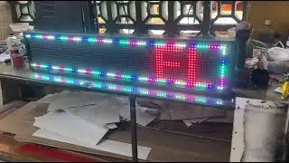 Letrero led programable full-color