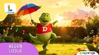 Regenliedje - Dansen in de regen | Kinderliedjes no peuters en kleuters | Nederlands