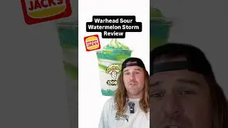 Hungry Jacks Sour Watermelon Warhead Storm Review ! #russeats #hungryjacks #warheads
