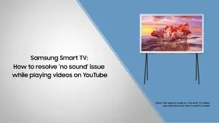 Samsung Smart TV: How to resolve &lsquo;no sound&rsquo; issue while playing videos on YouTube