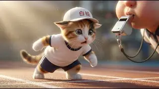 🏆 CAT SCHOOL SPORTS DAY! The Slowest Kitten’s Big Moment