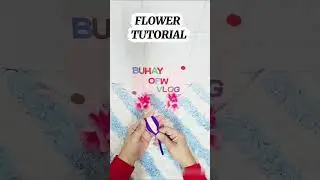 🌺Diy,🌺 Flower Tutorial using fuzzywire/pipecleaner.#buhayofwvlog #diy #diyflowers