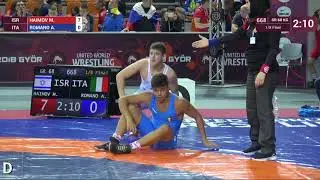 1/8 GR - 68 kg: M. HAIMOV (ISR) v. A. ROMANO (ITA)
