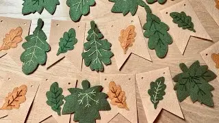 Autumn Felt Leaves Decoration DIY
