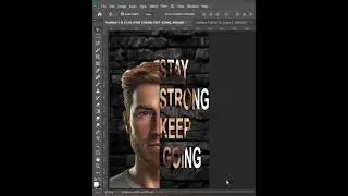 Text Inside Image Effect/Double Exposure Text Effect/ photoshop Design ideas  #tutorial #photoshop