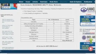 The Analyzers - Exam Analysis Of IBPS RRB CLERK PRE 2017( Shift - 1) 17th September 2017
