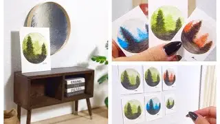 DIY Miniature - Watercolor Painting