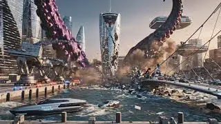 KONG SAVES THE HARBOR!  Colossal Mecha Kraken Attack Part 2  Ep7