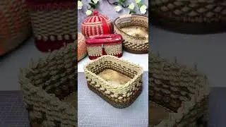 DIY Tissue Box, Craft Storage Box with Jute Rope 9 #handmade #diyropebasket #diy