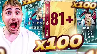 I Opened 100x 81+ Packs For TOTT!