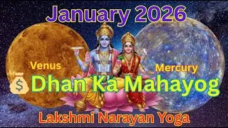 Lakshmi Narayan Yoga 2026 | January Mein Dhan Yog | Kaun Si Rashi Banegi Amir? | Flair Knowledge