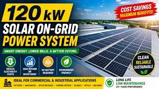 Solar Power System, 120 kW #solarpowersystem #greenpower