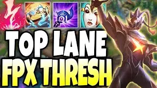 Top Lane THRESH is something TOO OP 🔥 New FPX Thresh Skin 🔥 LoL TOP AP Thresh Season 10 PBE Gameplay