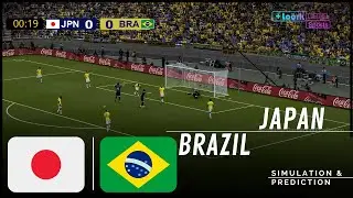 JAPAN vs. BRAZIL 2025 International Friendly Match Full Match Simulation / Prediction