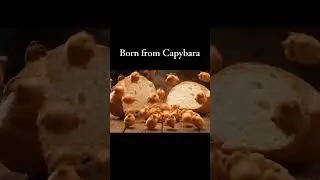 Giant Bread Capybara Spawns Tons of Mini Bread Capybaras! 🐹🍞✨ #capybara
