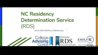 GPC - NC Residency Determination Service (RDS)