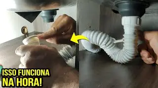 SIFÃO VAZANDO COMO CONSERTAR VAZAMENTO NO SIFÃO (Passo a Passo)