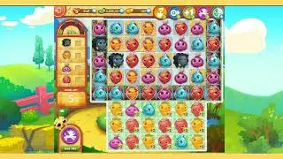 Farm Heroes Saga Level 1689 2 Stars NO companion
