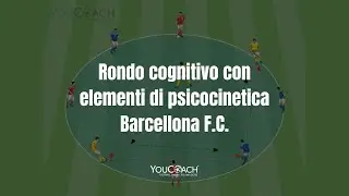 Esercizio di calcio dal Barcellona FC: Rondo cognitivo con elementi di psicocinetica (Con variante!)