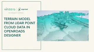 Terrain Model from LiDAR Point Cloud Data in OpenRoads Designer
