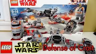 Lego Star Wars Defense of Crait Review! (75202)