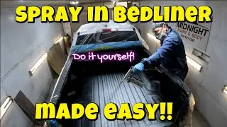 Easy step by step spray in bed liner!